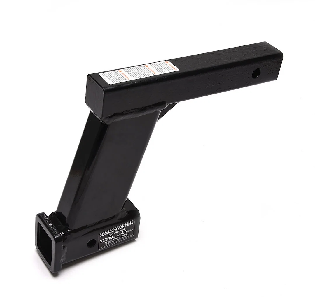 048-10 – ROADMASTER Trailer Hitch Receiver Tube Adapter, Fits 2 Inch Receiver 10 Inch Drop 10000 Pound Capacity Steel...